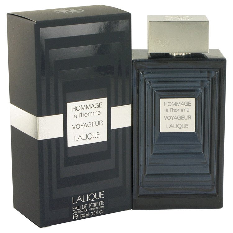 Hommage A Lhomme Voyageur by Lalique Eau De Toilette Spray 3.3 oz