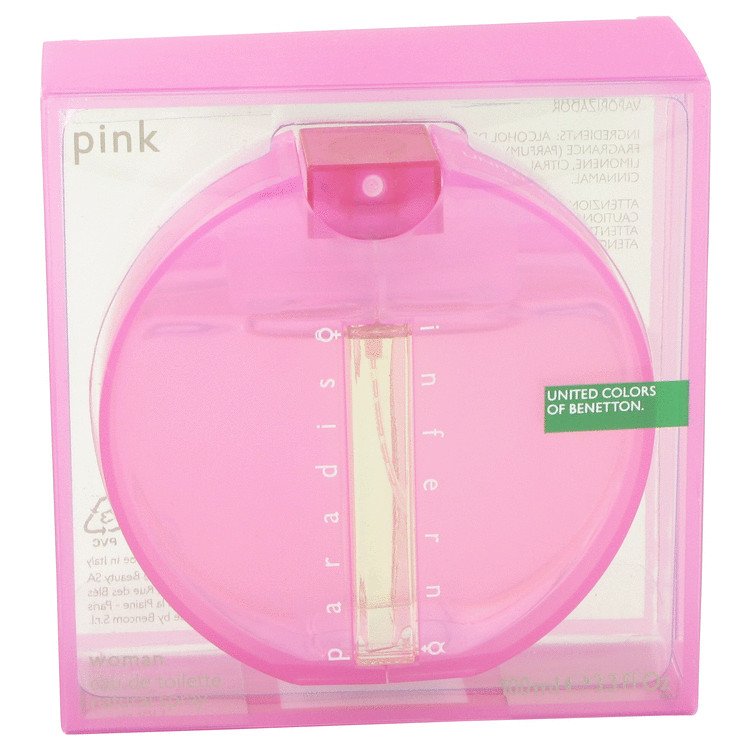 INFERNO PARADISO PINK by Benetton Eau De Toilette Spray 3.4 oz