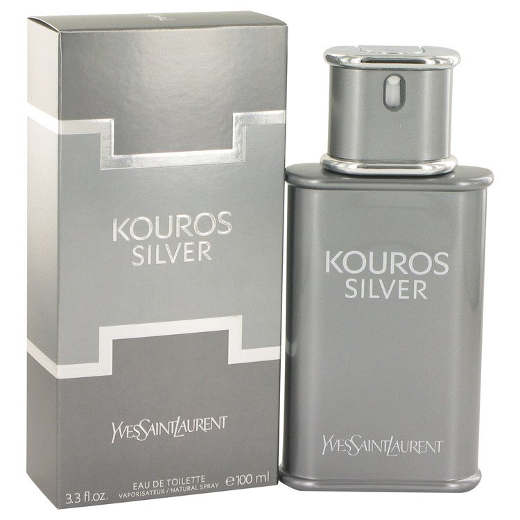 Kouros Silver by Yves Saint Laurent Eau De Toilette Spray 3.4 oz