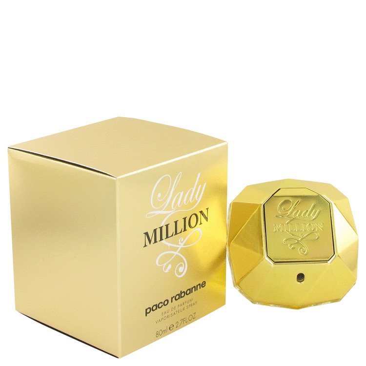 Lady Million by Paco Rabanne Eau De Parfum Spray 2.7 oz