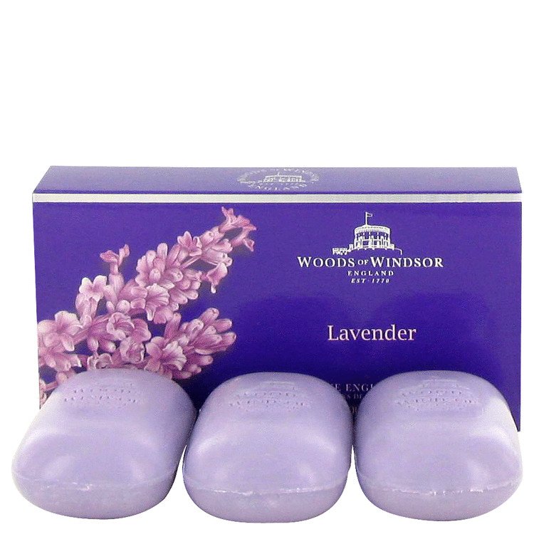 Lavender by Woods of Windsor Fine English Soap 3 x 100g