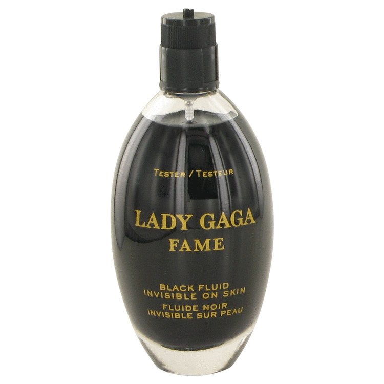 Lady Gaga Fame Black Fluid by Lady Gaga Eau De Parfum Spray Tester 3.4 oz