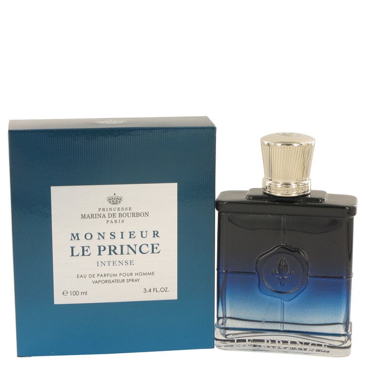 Monsieur Le Prince Intense by Marina De Bourbon Eau De Parfum Spray 3.4 oz
