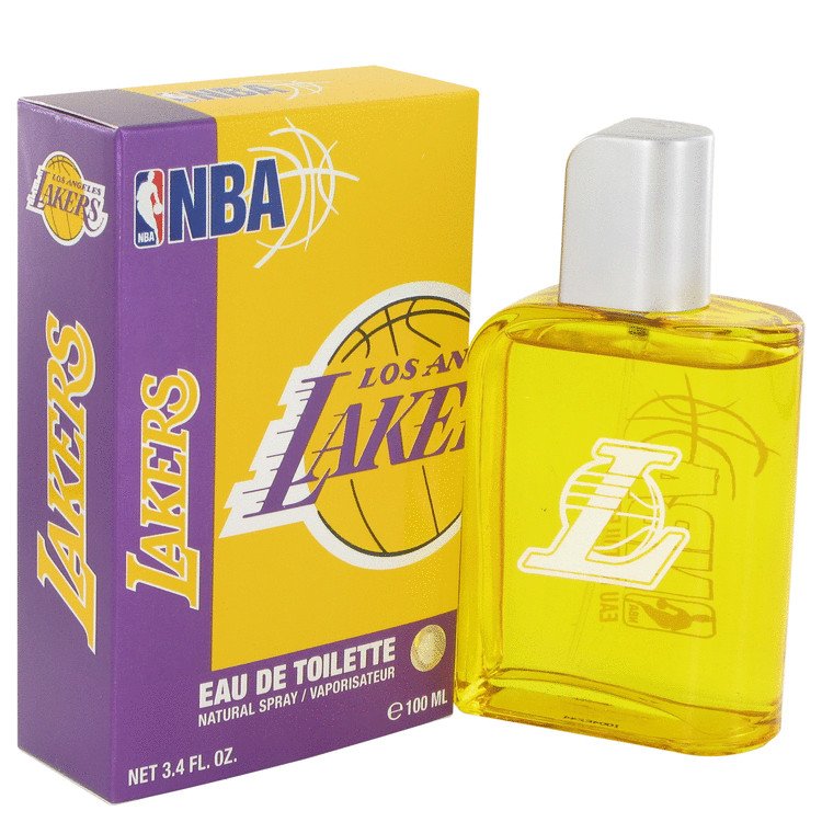 NBA Lakers by Air Val International Eau De Toilette Spray 3.4 oz