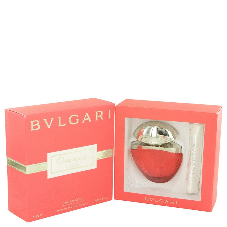 Omnia Coral by Bvlgari Eau De Toilette Spray .85 oz