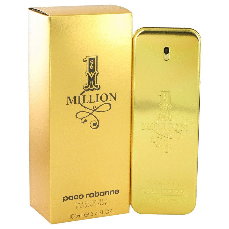 1 Million by Paco Rabanne Eau De Toilette Spray 3.4 oz
