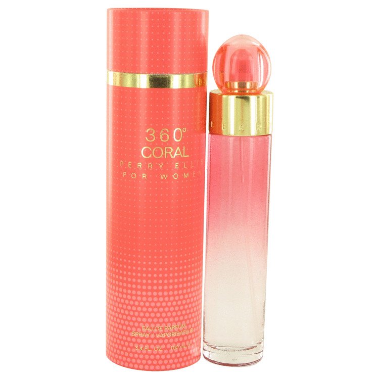 Perry Ellis 360 Coral by Perry Ellis Eau De Parfum Spray 3.4 oz