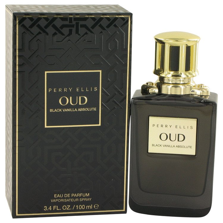 Perry Ellis Oud Black Vanilla Absolute by Perry Ellis Eau De Parfum Spray 3.4 oz