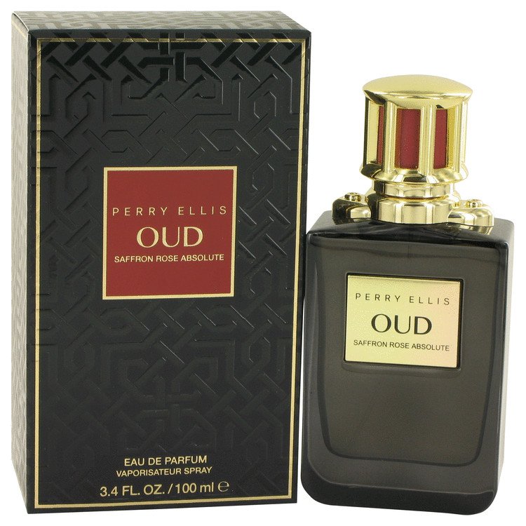 Perry Ellis Oud Saffron Rose Absolute by Perry Ellis Eau De Parfum Spray 3.4 oz