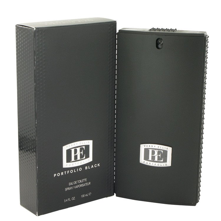 Portfolio Black by Perry Ellis Eau De Toilette Spray 3.4 oz