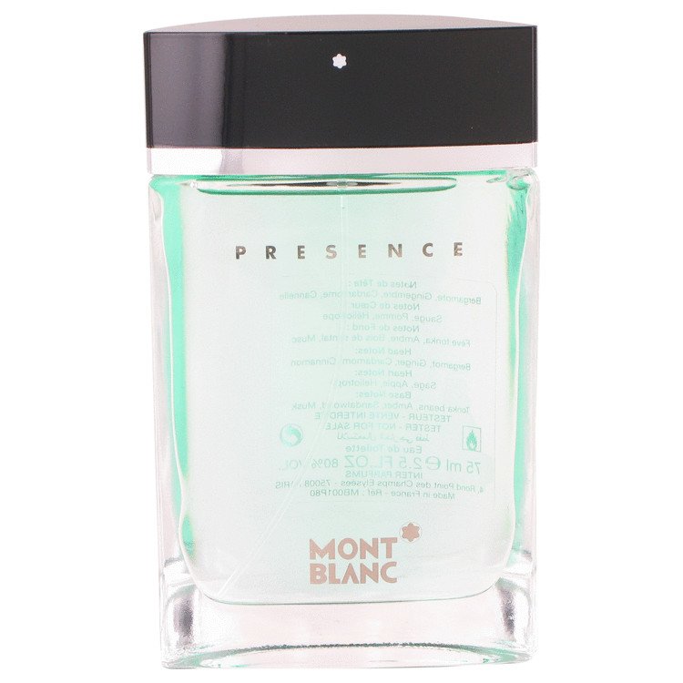 Presence by Mont Blanc Eau De Toilette Spray Tester 2.5 oz