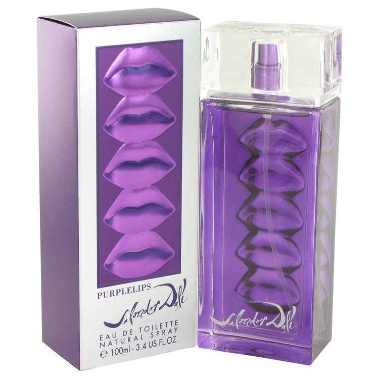 Purple Lips by Salvador Dali Eau De Toilette Spray 3.4 oz