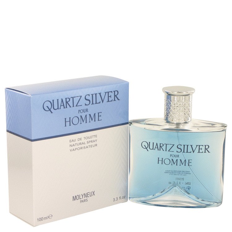Quartz Silver by Molyneux Eau De Toilette Spray 3.4 oz