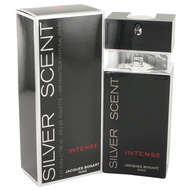 Silver Scent Intense by Jacques Bogart Eau De Toilette Spray 3.33 oz